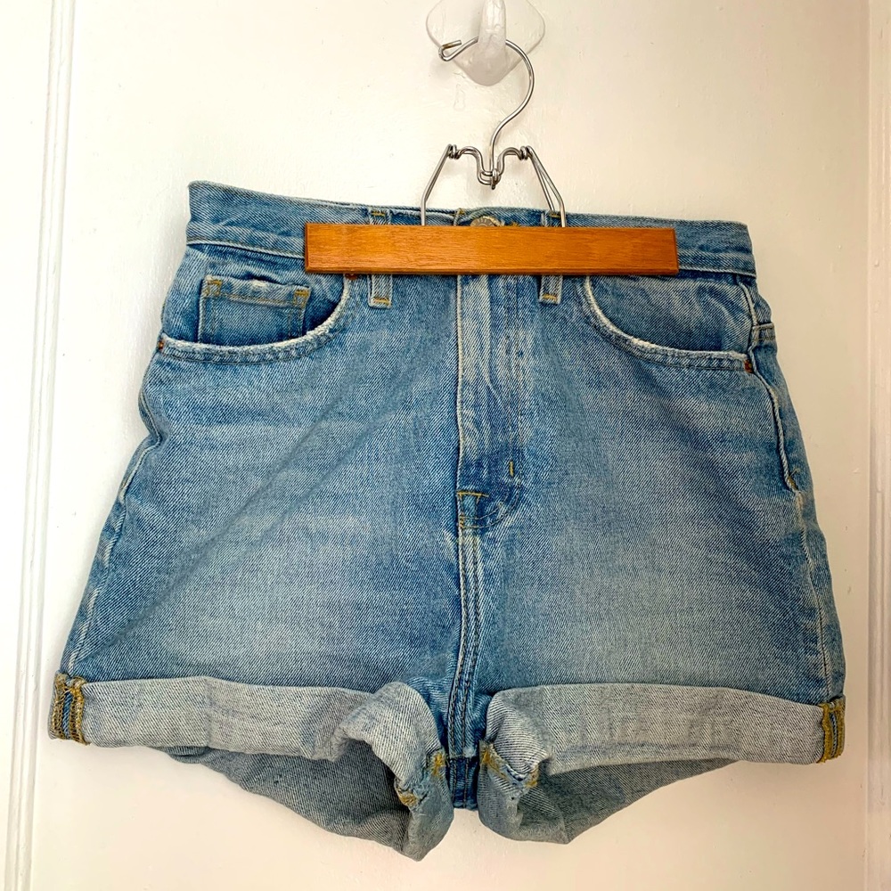 BDG mom high rise denim shorts